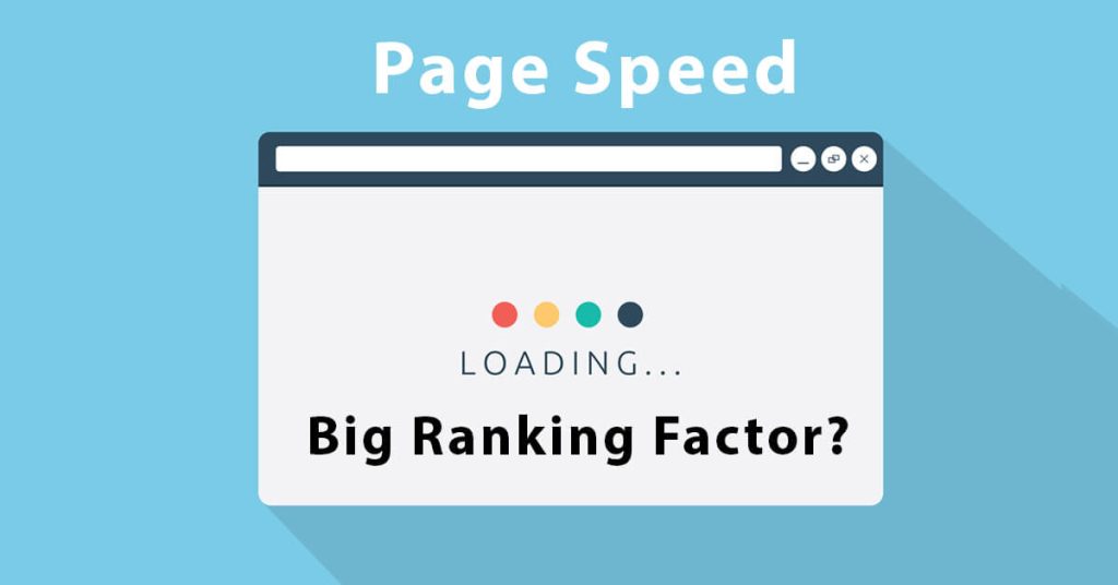 Site speed is a big ranking factor